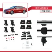 Ford Mondeo IV 2014-2022 Arası ile uyumlu ACE-4 Ara Atkı Tavan Barı GRİ thumbnail 4