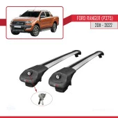 Ford Ranger 2011-2022 Arası ile uyumlu ACE-1 Ara Atkı Tavan Barı GRİ thumbnail 3