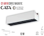 CATA CT 5810 12W Cortez Magnetıc Spot 3200K Günışığı - 1