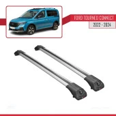 Ford Turneo Connect 2022 ve Sonrası ile uyumlu ACE-1 Ara Atkı Tavan Barı GRİ thumbnail 1