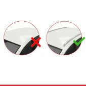 Honda CR-V 2002-2006 Arası ile uyumlu ACE-2 Ara Atkı Tavan Barı GRİ thumbnail 3