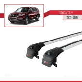 Honda CR-V 2012-2016 Arası ile uyumlu ACE-2 Ara Atkı Tavan Barı GRİ thumbnail 4