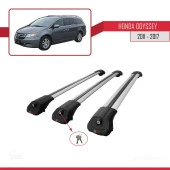 Honda Odyssey 2011-2017 Arası ile uyumlu ACE-1 Ara Atkı Tavan Barı GRİ 3 ADET BAR thumbnail 4