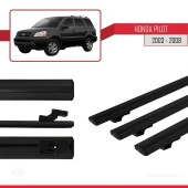 Honda Pilot 2003-2008 Arası ile uyumlu Basic Model Ara Atkı Tavan Barı SİYAH 3 ADET thumbnail 1