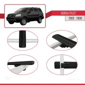 Honda Pilot 2003-2008 Arası ile uyumlu Basic Model Ara Atkı Tavan Barı SİYAH 3 ADET thumbnail 2