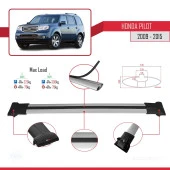 Honda Pilot 2009-2015 Arası ile uyumlu FLY Model Ara Atkı Tavan Barı GRİ 3 ADET BAR thumbnail 4