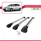 Hyundai Elantra Touring (FD) 2007-2011 Arası ile uyumlu ACE-1 Ara Atkı Tavan Barı GRİ 3 ADET BAR thumbnail 4