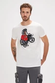 Bad Bear FAVE T-SHIRT OFF-WHITE Erkek Tişört Beyaz S-XXL - 1