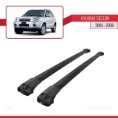 Hyundai Tucson (JM) 2004-2009 Arası ile uyumlu ACE-1 Ara Atkı Tavan Barı SİYAH thumbnail 3