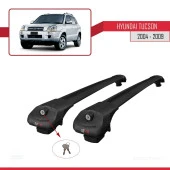 Hyundai Tucson (JM) 2004-2009 Arası ile uyumlu ACE-1 Ara Atkı Tavan Barı SİYAH thumbnail 4
