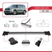 Infiniti QX56 Z62 2011-2013 Arası ile uyumlu FLY Model Ara Atkı Tavan Barı GRİ thumbnail 3