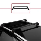 Jeep Compass 2017 ve Sonrası ile uyumlu ACE-2 Ara Atkı Tavan Barı SİYAH - 2