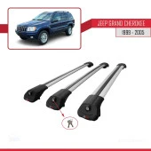Jeep Grand Cherokee 1999-2005 Arası ile uyumlu ACE-1 Ara Atkı Tavan Barı GRİ 3 ADET BAR - 4