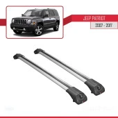 Jeep Patriot 2007-2017 Arası ile uyumlu ACE-1 Ara Atkı Tavan Barı GRİ thumbnail 1