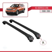 Kia Borrego (HM) 2008-2019 Arası ile uyumlu ACE-1 Ara Atkı Tavan Barı SİYAH thumbnail 4