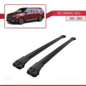 Kia Carnival (KA4) 2021-2023 Arası ile uyumlu ACE-1 Ara Atkı Tavan Barı SİYAH thumbnail 3