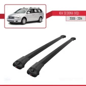 Kia Sedona (VQ) 2006-2014 Arası ile uyumlu ACE-1 Ara Atkı Tavan Barı SİYAH thumbnail 3