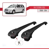 Kia Sedona (VQ) 2006-2014 Arası ile uyumlu ACE-1 Ara Atkı Tavan Barı SİYAH thumbnail 4