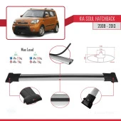Kia Soul Hatchback 2009-2013 Arası ile uyumlu FLY Model Ara Atkı Tavan Barı GRİ 3 ADET BAR thumbnail 4