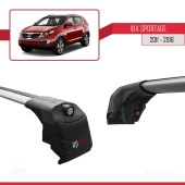 Kia Sportage (SL) 2011-2016 Arası ile uyumlu ACE-2 Ara Atkı Tavan Barı GRİ - 4