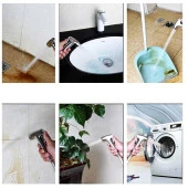 Ara Musluk Filtreli Tuvalet Wc Banyo Klozet Bide Taharet Musluğu Bebek Hayvan Oto Yıkama Çeşme - 4