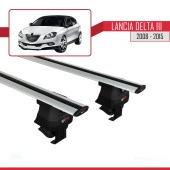 Lancia Delta III 2008-2015 Arası ile uyumlu ACE-4 Ara Atkı Tavan Barı GRİ thumbnail 2