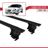 Lancia Delta III 2008-2015 Arası ile uyumlu ACE-4 Ara Atkı Tavan Barı SİYAH thumbnail 4