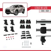 Lexus NX (AZ10) 2015-2021 Arası ile uyumlu ACE-4 Ara Atkı Tavan Barı GRİ thumbnail 4