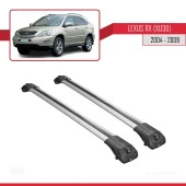 Lexus RX (XU30) 2004-2009 Arası ile uyumlu ACE-1 Ara Atkı Tavan Barı GRİ thumbnail 3