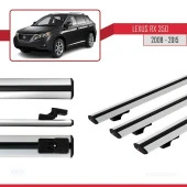 Lexus RX350 - RX350-2 2008-2015 Arası ile uyumlu Basic Model Ara Atkı Tavan Barı GRİ 3 ADET thumbnail 3