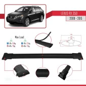 Lexus RX350 - RX350-2 2008-2015 Arası ile uyumlu FLY Model Ara Atkı Tavan Barı SİYAH thumbnail 4