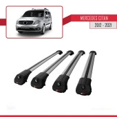 Mercedes Citan 2012-2021 (W415) Arası ile uyumlu ACE-1 Ara Atkı Tavan Barı GRİ 4 ADET BAR thumbnail 4