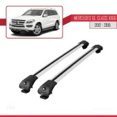 Mercedes GL Class (X166) 2012-2015 Arası ile uyumlu ACE-1 Ara Atkı Tavan Barı GRİ - 3