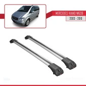 Mercedes Viano 2003-2010 Arası ile uyumlu ACE-1 Ara Atkı Tavan Barı GRİ thumbnail 3