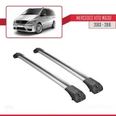 Mercedes Vito (W639) 2003-2010 Arası ile uyumlu ACE-1 Ara Atkı Tavan Barı GRİ thumbnail 3