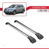 Mitsubishi Airtrek 2001-2008 Arası ile uyumlu ACE-1 Ara Atkı Tavan Barı GRİ - 3