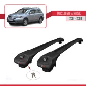 Mitsubishi Airtrek 2001-2008 Arası ile uyumlu ACE-1 Ara Atkı Tavan Barı SİYAH - 4
