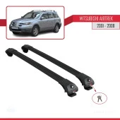 Mitsubishi Airtrek 2001-2008 Arası ile uyumlu ACE-1 Ara Atkı Tavan Barı SİYAH - 4