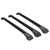 Mitsubishi Outlander 2006-2013 Arası ile uyumlu ACE-1 Ara Atkı Tavan Barı SİYAH 3 ADET BAR - 1