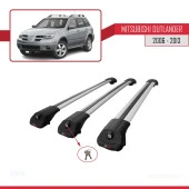 Mitsubishi Outlander 2006-2013 Arası ile uyumlu ACE-1 Ara Atkı Tavan Barı GRİ 3 ADET BAR - 4