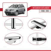 Mitsubishi Outlander 2006-2013 Arası ile uyumlu Basic Model Ara Atkı Tavan Barı GRİ 3 ADET thumbnail 4