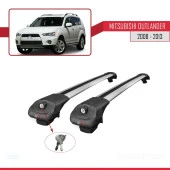 Mitsubishi Outlander 2008-2013 Arası ile uyumlu ACE-1 Ara Atkı Tavan Barı GRİ thumbnail 4