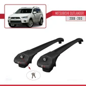 Mitsubishi Outlander 2008-2013 Arası ile uyumlu ACE-1 Ara Atkı Tavan Barı SİYAH thumbnail 4