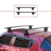 Nissan Juke (F15) 2010-2019 Arası ile uyumlu ACE-4 Ara Atkı Tavan Barı SİYAH thumbnail 2