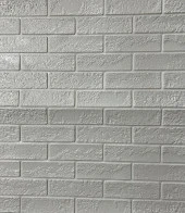 Renkli Duvarlar 70x70cm 1 Adet Yapışkanlı Dekoratif Tuğla Desen Beyaz Tezgah Arası Salon Duvar Kağıdı Paneli NW168 - 1