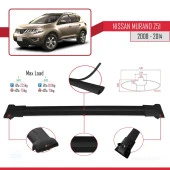 Nissan Murano (Z51) 2008-2014 Arası ile Uyumlu FLY Model Ara Atkı Tavan Barı SİYAH 3 ADET BAR thumbnail 4