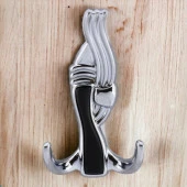 Askı Portmanto Metal Vestiyer Askılık Duvar Dolap Elbise Askısı Krom Mobilya Kapı Askılığı Aparatı thumbnail 5