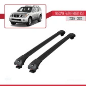 Nissan Pathfinder (R51) 2004-2012 Arası ile uyumlu ACE-1 Ara Atkı Tavan Barı SİYAH thumbnail 3