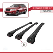 Nissan Pathfinder (R52) 2013-2020 Arası ile uyumlu ACE-1 Ara Atkı Tavan Barı SİYAH 3 ADET BAR thumbnail 4