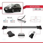Nissan Qashqai 2007-2010 Arası ile Uyumlu FLY Model Ara Atkı Tavan Barı GRİ 3 ADET BAR thumbnail 4
